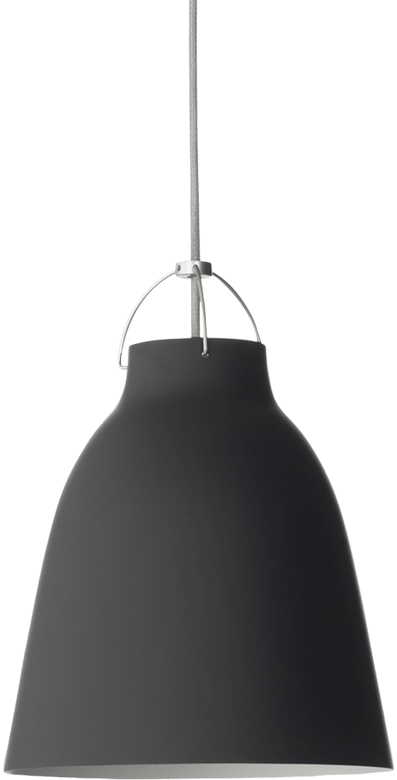 Caravaggio Matt Pendant - Fritz Hansen Pendants - Medium - Black - HORNE
