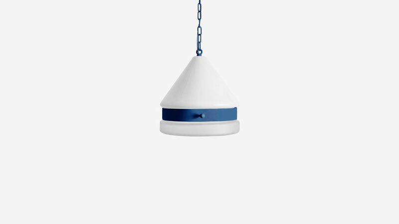Cardinal Slab Pendant Large - Workstead - Ceiling Lights - Matte Black Enamel - 24