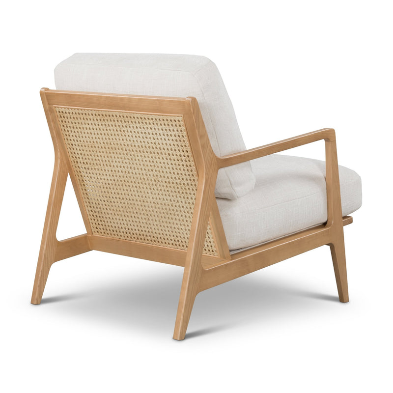 Carmelo Upholstered Accent Chair - Urbia Sofas - Oak - Black - HORNE