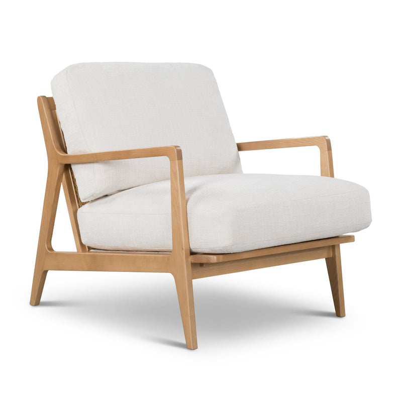 Carmelo Upholstered Accent Chair - Urbia Sofas - Oak - Black - HORNE