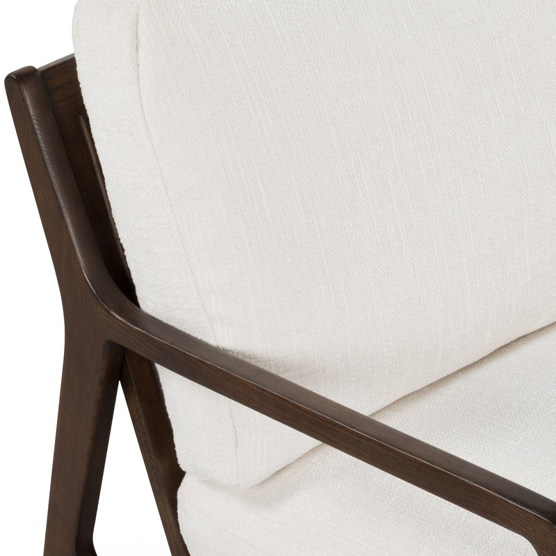 Carmelo Upholstered Accent Chair - Urbia Sofas - Oak - Black - HORNE
