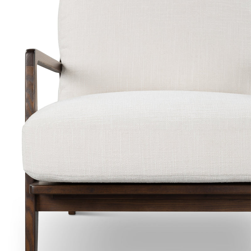 Carmelo Upholstered Accent Chair - Urbia Sofas - Oak - Black - HORNE