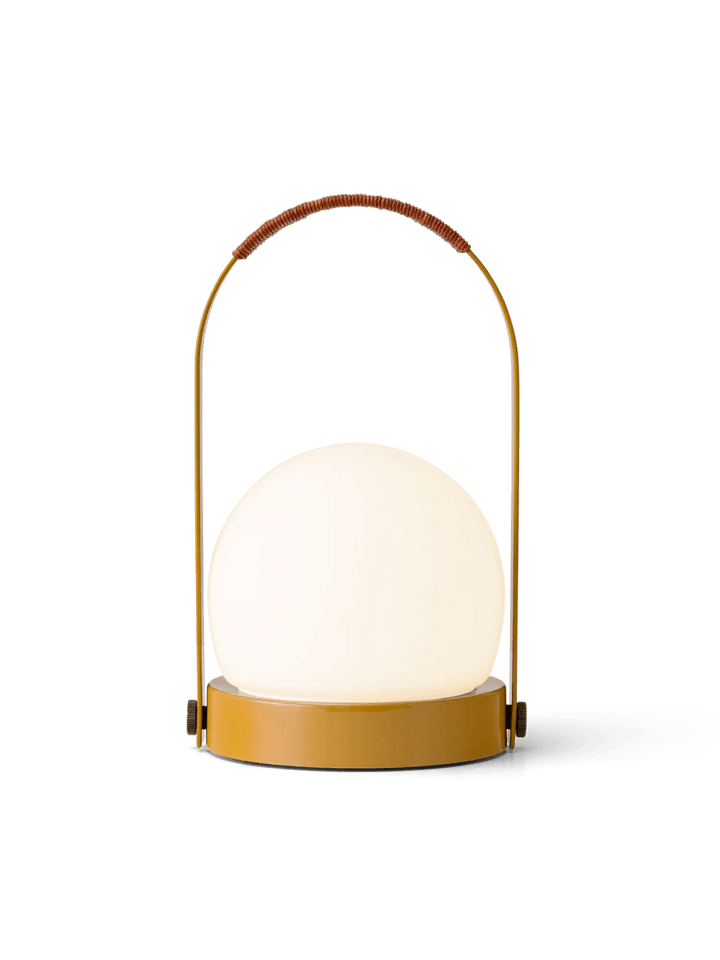 Carrie Portable LED Lamp - Audo Copenhagen Lighting - Golden Brown / Leather - HORNE