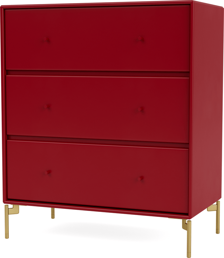 Carry Dresser - With Legs - Montana - Dressers - Beetroot - Brass - HORNE
