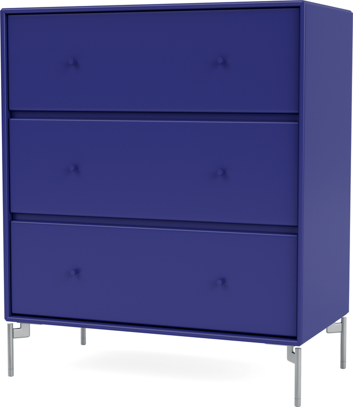 Carry Dresser - With Legs - Montana - Dressers - Monarch - Matte Chrome - HORNE