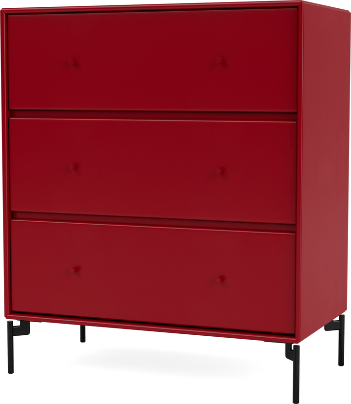 Carry Dresser - With Legs - Montana - Dressers - Beetroot - Black - HORNE