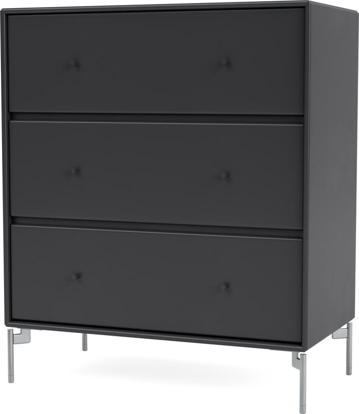 Carry Dresser - With Legs - Montana - Dressers - Anthracite - Matte Chrome - HORNE
