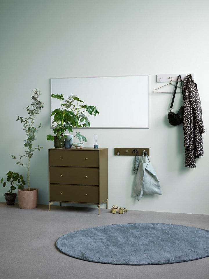 Carry Dresser - With Legs - Montana - Dressers - Vanilla - Matte Chrome - HORNE