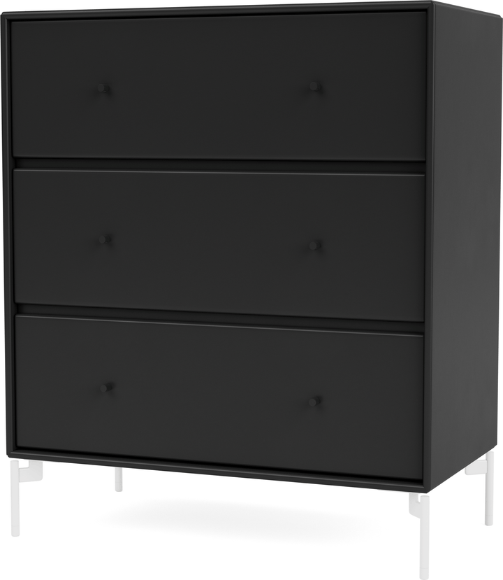 Carry Dresser - With Legs - Montana - Dressers - Black - Snow - HORNE