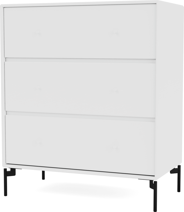 Carry Dresser - With Legs - Montana - Dressers - New White - Black - HORNE