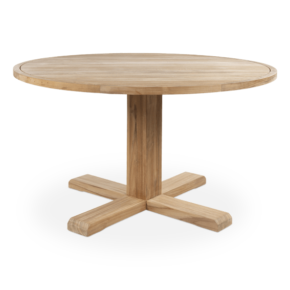 Catania Bistro Table - BETACO Tables + Desks - Regular - Round / Teak - HORNE