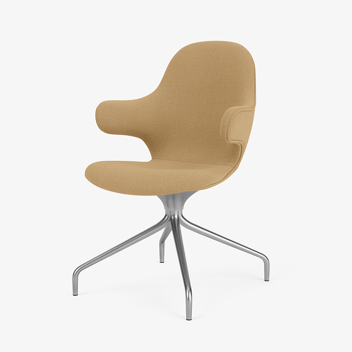 Catch Armchair - 4 - Star Swivel Base - &Tradition Chairs - Vidar 0333 - Polished Aluminum - HORNE