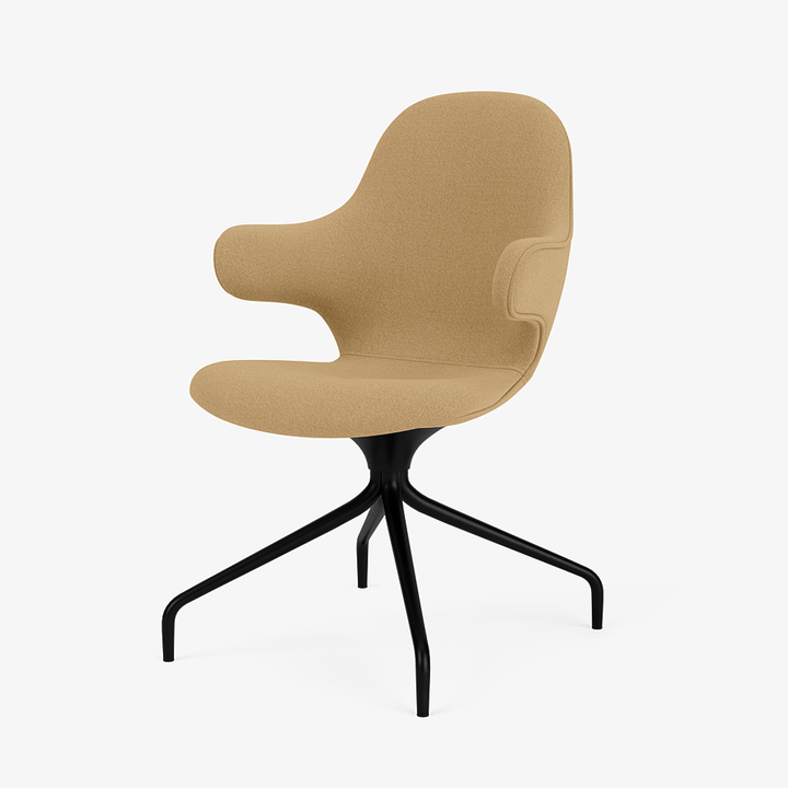 Catch Armchair - 4 - Star Swivel Base - &Tradition Chairs - Vidar 0333 - Black - HORNE