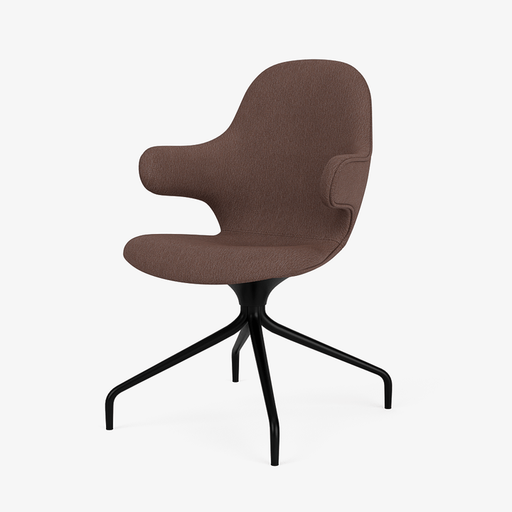 Catch Armchair - 4 - Star Swivel Base - &Tradition Chairs - Steelcut Quartet 0354 - Black - HORNE