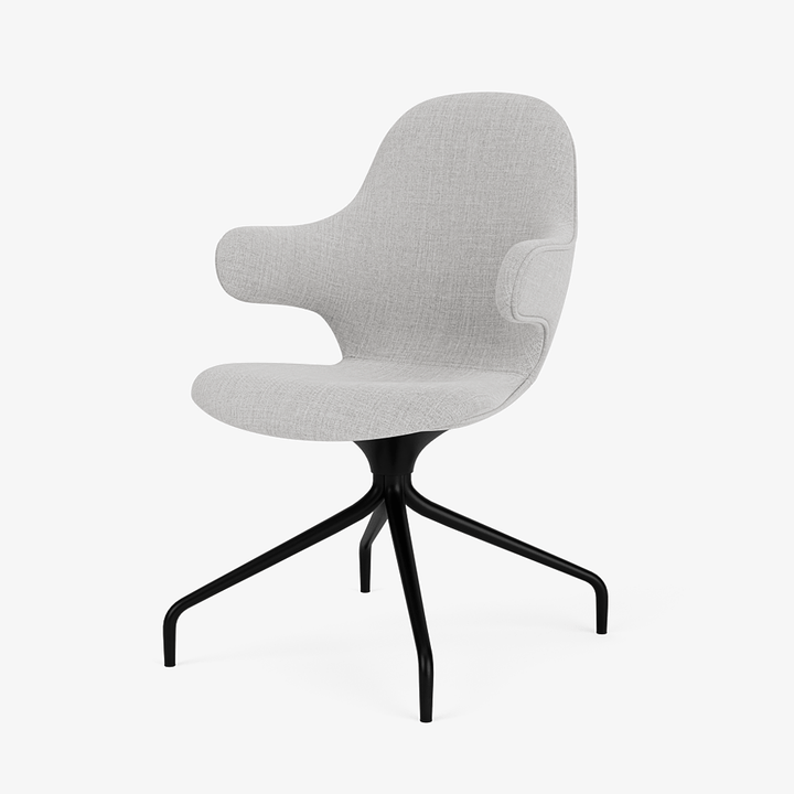 Catch Armchair - 4 - Star Swivel Base - &Tradition Chairs - Remix 0123 - Black - HORNE