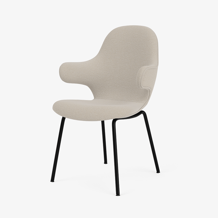 Catch Armchair - Black Tube Base - &Tradition Chairs - Steelcut Trio 0213 - HORNE
