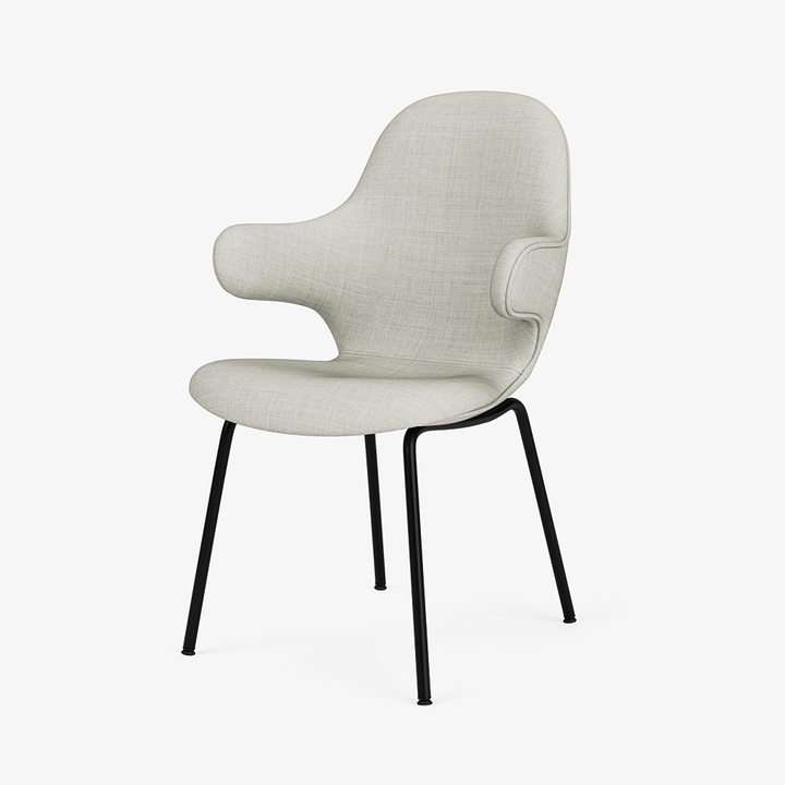 Catch Armchair - Black Tube Base - &Tradition Chairs - Canvas 0114 - HORNE