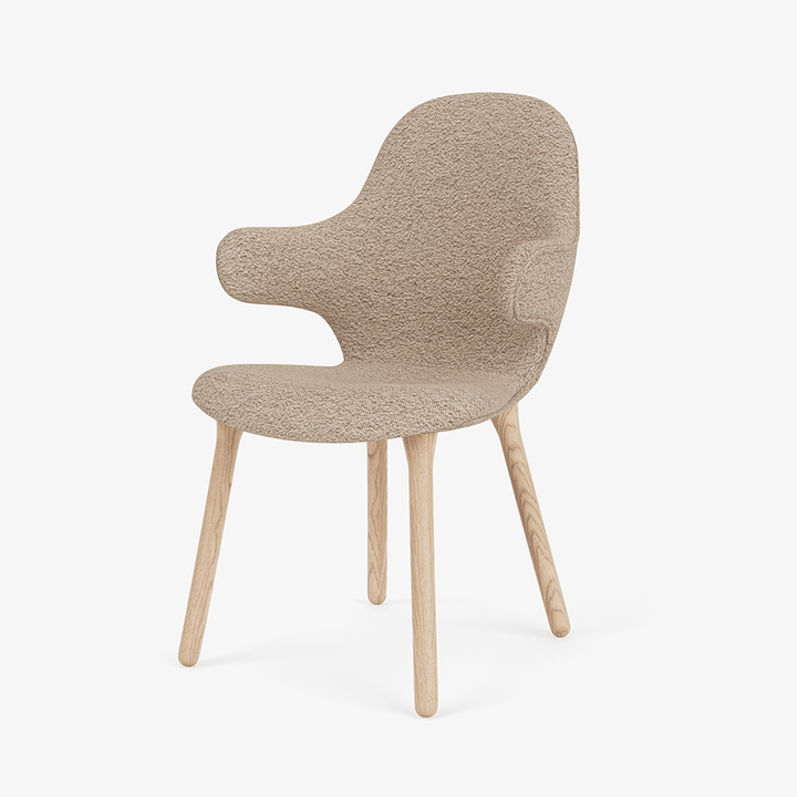 Catch Armchair - Wood Base - &Tradition Chairs - Karakorum 003 - Oiled Oak - HORNE