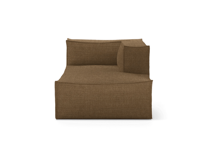 Catena Sofa Chaise Longue Right - S601 - Ferm Living Sofas - Hot Madison - Smoked Chocolate - HORNE