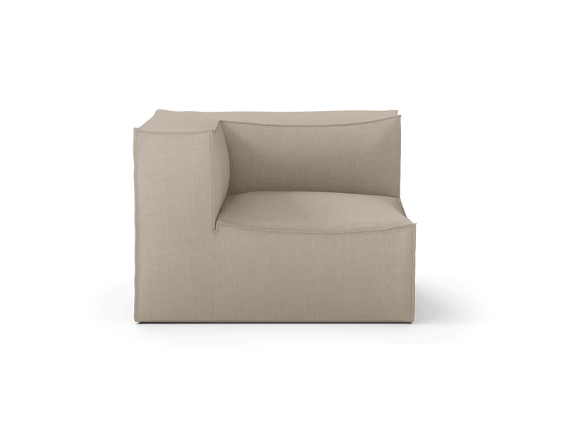 Catena Sofa Connect Corner - S200 - Ferm Living Sofas - Wool Bouclé - Sugar Kelp - HORNE