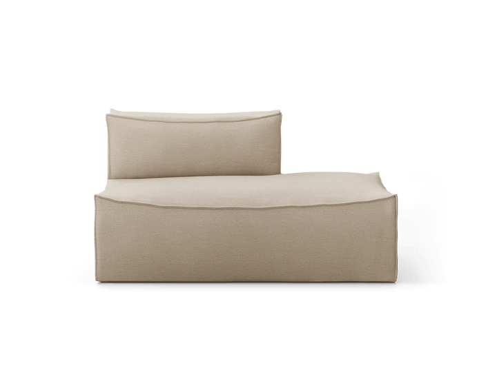 Catena Sofa Open End Right - S301 - Ferm Living Sofas - Rich Linen - Natural - HORNE