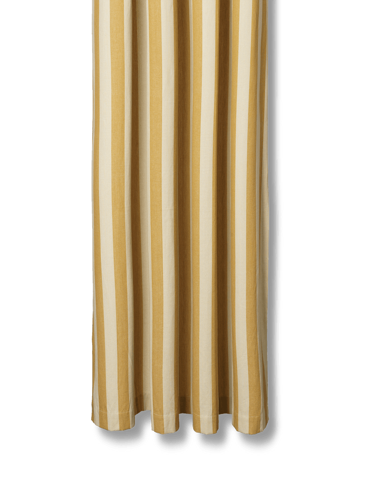 Chambray Shower Curtain - 80.7"H - Ferm Living - Bath - Warm Yellow/Parchment - HORNE