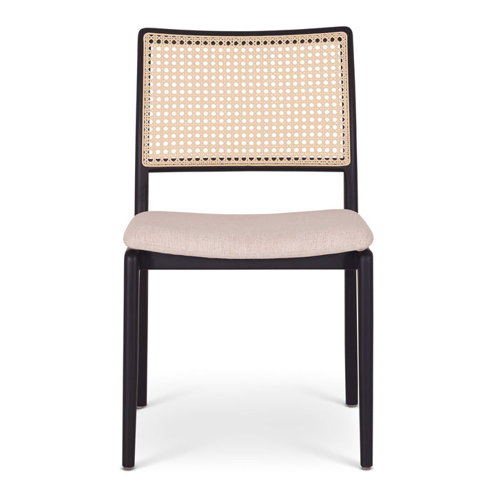 Charlotte Cane Side Chair - Urbia Chairs - Medley Ivory Ebano Natural - HORNE