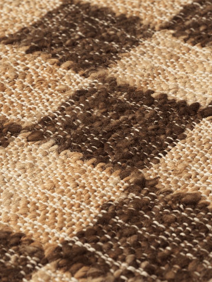 Ferm Living Check Wool Jute Runner