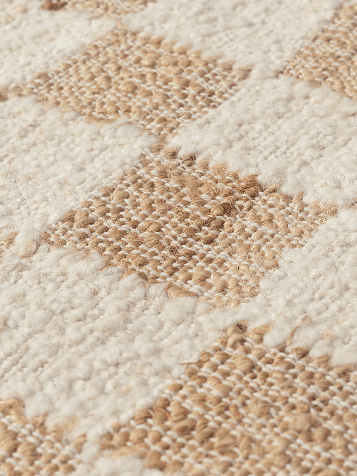 Ferm Living Check Wool Jute Runner