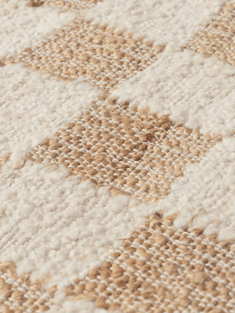 Ferm Living Check Wool Jute Runner