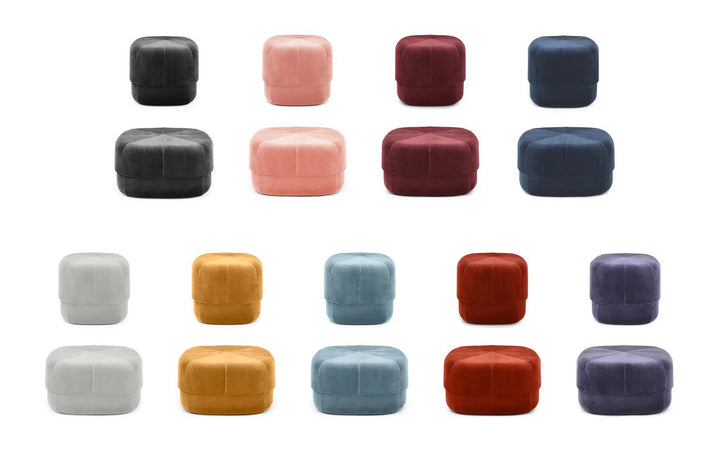 Circus Velour Pouf - Normann Copenhagen Poufs & Stools - Circus Velour Pouf Large - Light Blue - HORNE