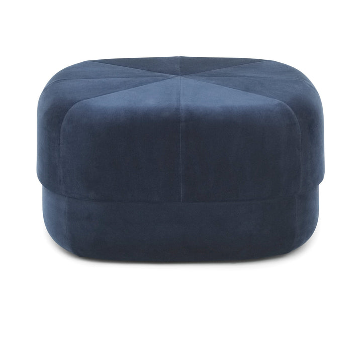 Circus Velour Pouf - Normann Copenhagen Poufs & Stools - Circus Velour Pouf Large - Dark Blue - HORNE