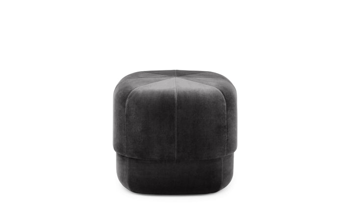 Circus Velour Pouf - Normann Copenhagen Poufs & Stools - Circus Velour Pouf Small - Grey - HORNE