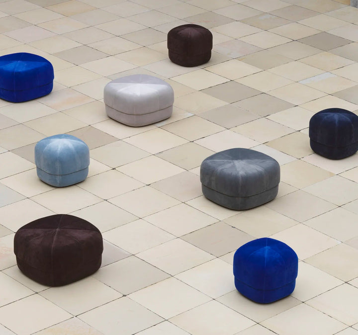 Circus Velour Pouf - Normann Copenhagen Poufs & Stools - Circus Velour Pouf Large - Light Blue - HORNE