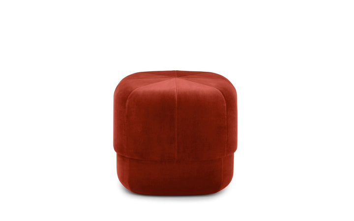 Circus Velour Pouf - Normann Copenhagen Poufs & Stools - Circus Velour Pouf Small - Rust - HORNE