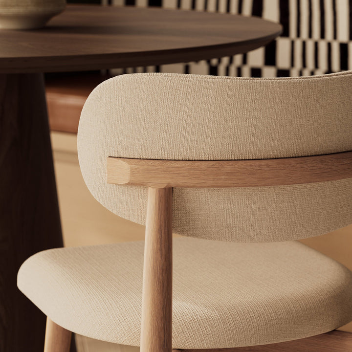 Claudia Side Chair - Urbia Chairs - Harvest Natural Nogal - HORNE