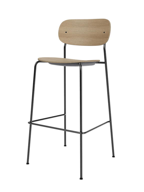Co Bar Chair - Un - Upholstered - Audo Copenhagen Chairs - Natural Oak - HORNE