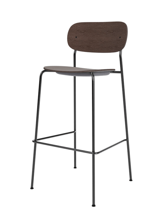 Co Bar Chair - Un - Upholstered - Audo Copenhagen Chairs - Dark Stained Oak - HORNE