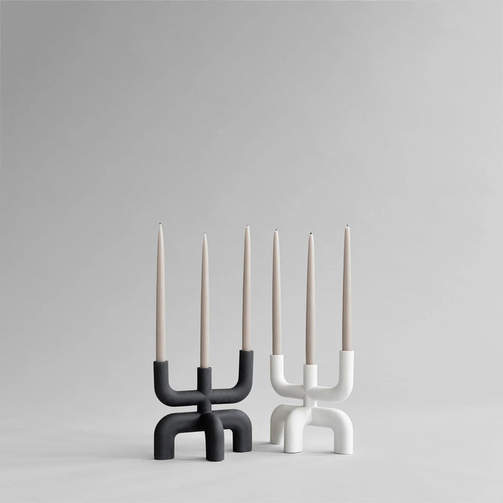 Cobra Candle Holder - 101 Copenhagen Candle Holders - Bone White - HORNE