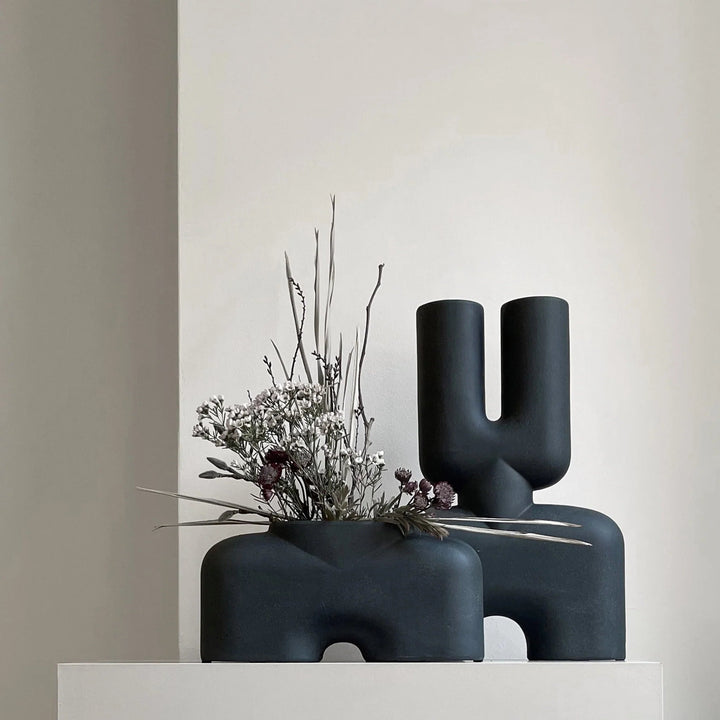 Cobra Vase Double - 101 Copenhagen Vases - Medio - Coffee - HORNE
