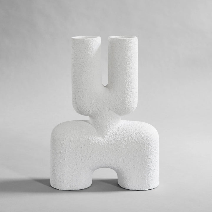 Cobra Vase Double - 101 Copenhagen Vases - Medio - Bubble White - HORNE