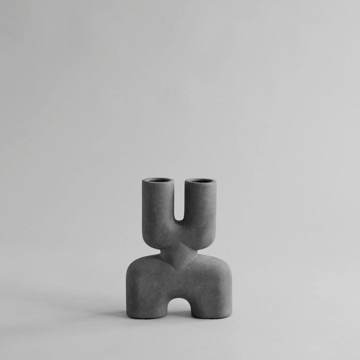 Cobra Vase Double - 101 Copenhagen Vases - Mini - Dark Grey - HORNE