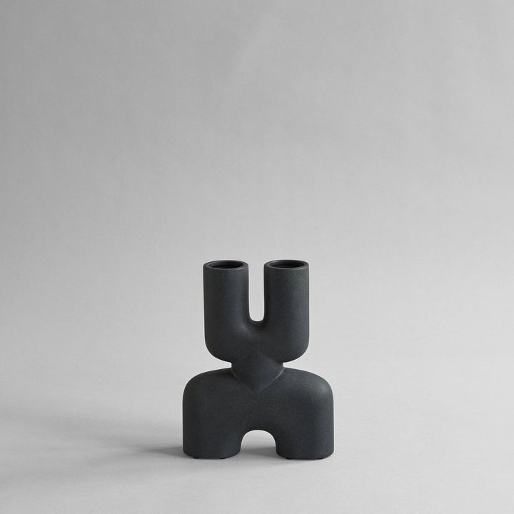 Cobra Vase Double - 101 Copenhagen Vases - Mini - Black - HORNE