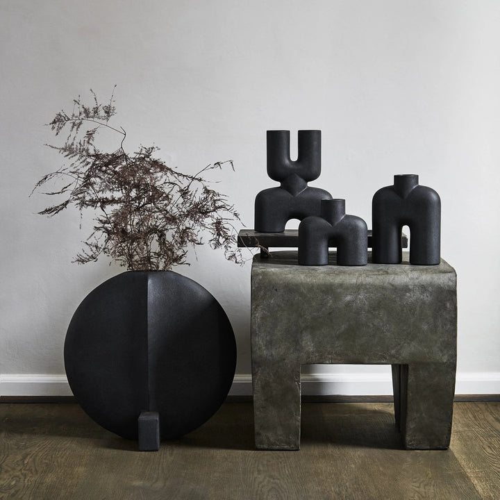 Cobra Vase Double - 101 Copenhagen Vases - Medio - Coffee - HORNE