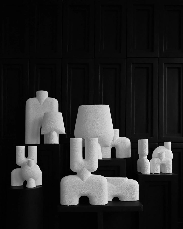 Cobra Vase Tall - 101 Copenhagen Vases - Mini - Bubble White - HORNE