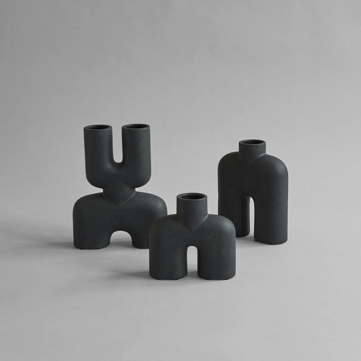 Cobra Vase Uno - 101 Copenhagen Vases - Medio - Black - HORNE