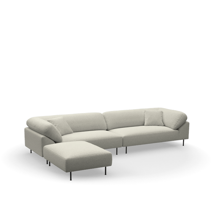 Collar Sectional 3 - Nevotex Barnum 24 - Woud Sofas - Nevotex Barnum - 24 Lana - HORNE