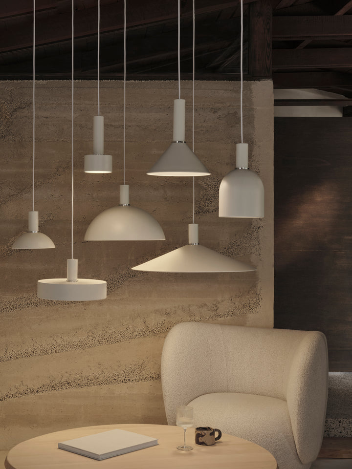 Collect Lighting - Dome Shade - Ferm Living - Pendants - White - HORNE