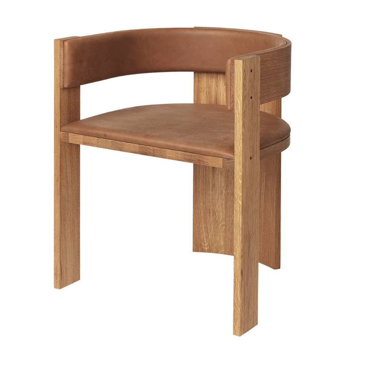 Collector Dining Chair - Kristina Dam Chairs - with leather padding - HORNE