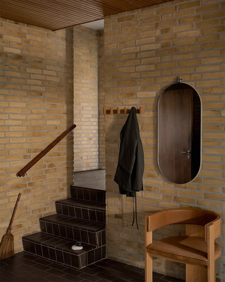 Column Coat Rack L - Kristina Dam Coat + Key Racks - Warm Oiled Oak - HORNE